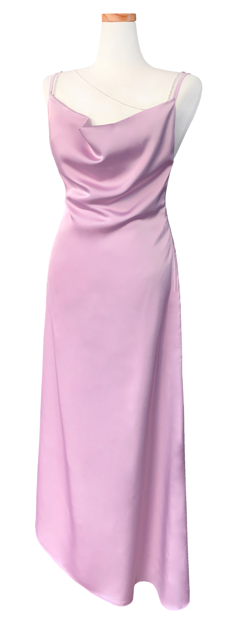 긴 드레스 베이비핑크 색상 이미지-S2L55